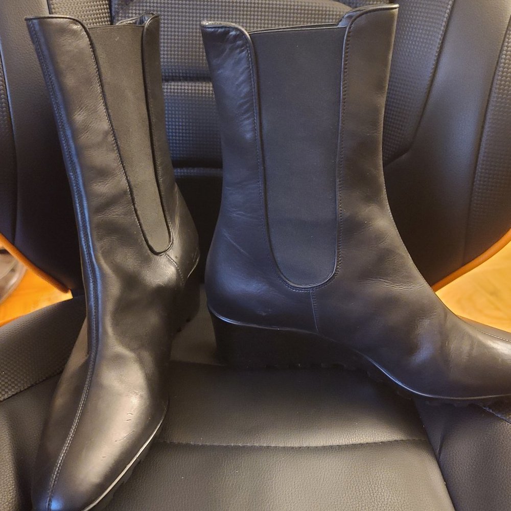CLAUDIA CUITI LEATHER BOOTS